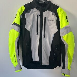 NWT Scorpion Men's EXO Optima Black and Yellow Motorcycle Jacket